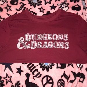 Dungeons and dragons crop top